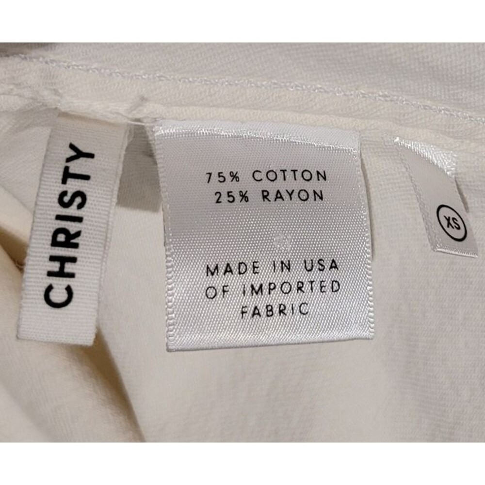 GRLFRND Cut Off Jean Jacket Christy Ivory Oversized, Women's XS - Picture 4 of 4